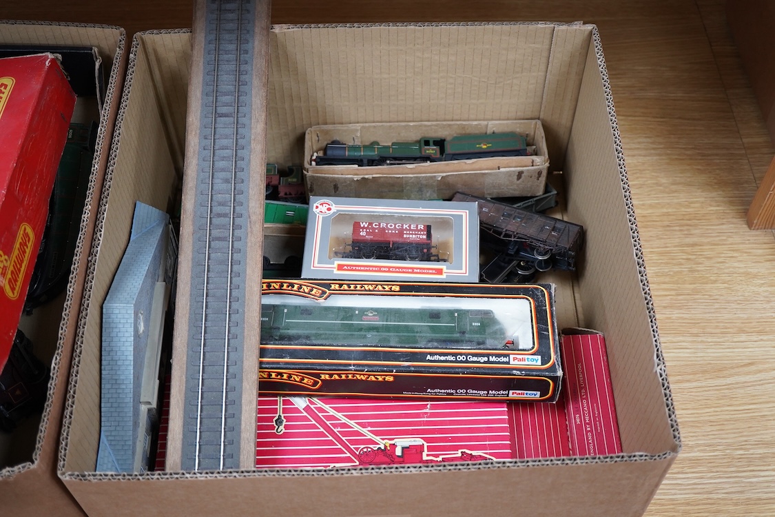 Three part-built 0 gauge railway brass and white metal locomotives by John Worsley; an ACE Products kit of an SR Bullied light Pacific with its original box, a SECR Wainwright H class 0-4-4T locomotive and an LNER class